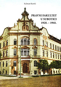 Pravni fakultet u Subotici 1920.-1941.